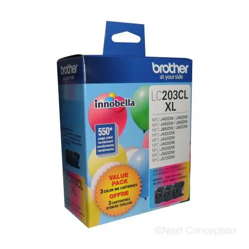 Lc2033pks 3 Colors Hy Pack For Mfcj4320dw/Mfcj4420dw 1