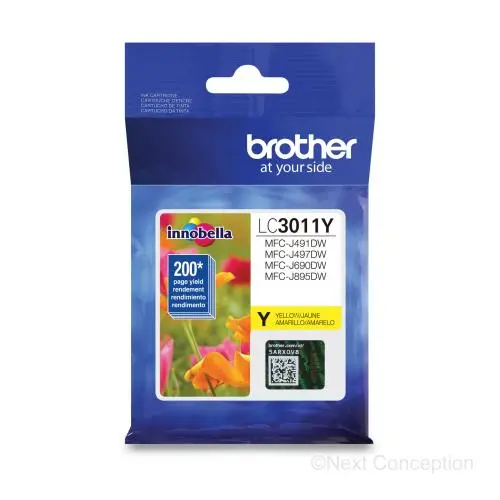 Lc3011ys Yellow Ink For Mfcj491dw, Mfc690dw 0.2K 1