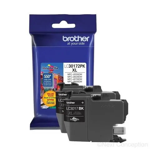 Lc30172pks Black Hy 2Pk Ink For Mfcj6530dw, Mfcj6930dw 1