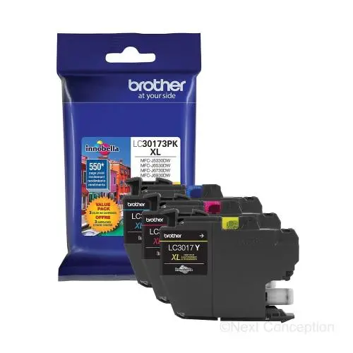 Lc30173pks C/M/Y Hy 3Pk Ink For Mfcj6530dw, Mfcj6930dw 1