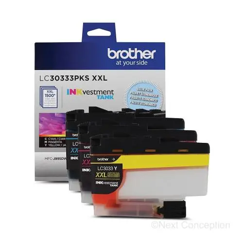 Lc30333pks Colour 3Pks Super High Yield Inkvestment Ink Cart 1