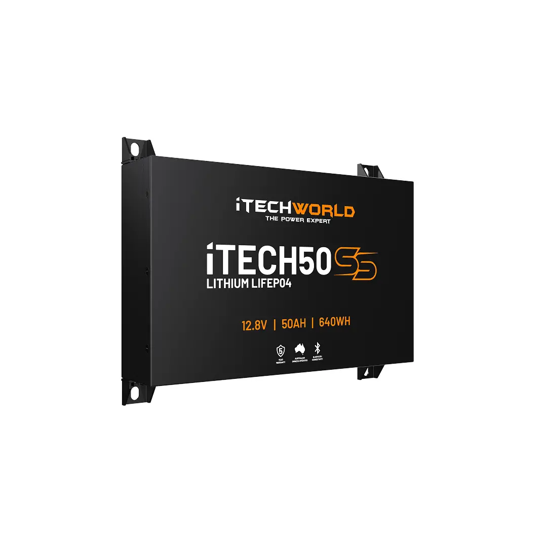Itech50ss | Super Slim Deep Cycle Lithium Battery | With Bluetooth Lifepo4 50Ah 1