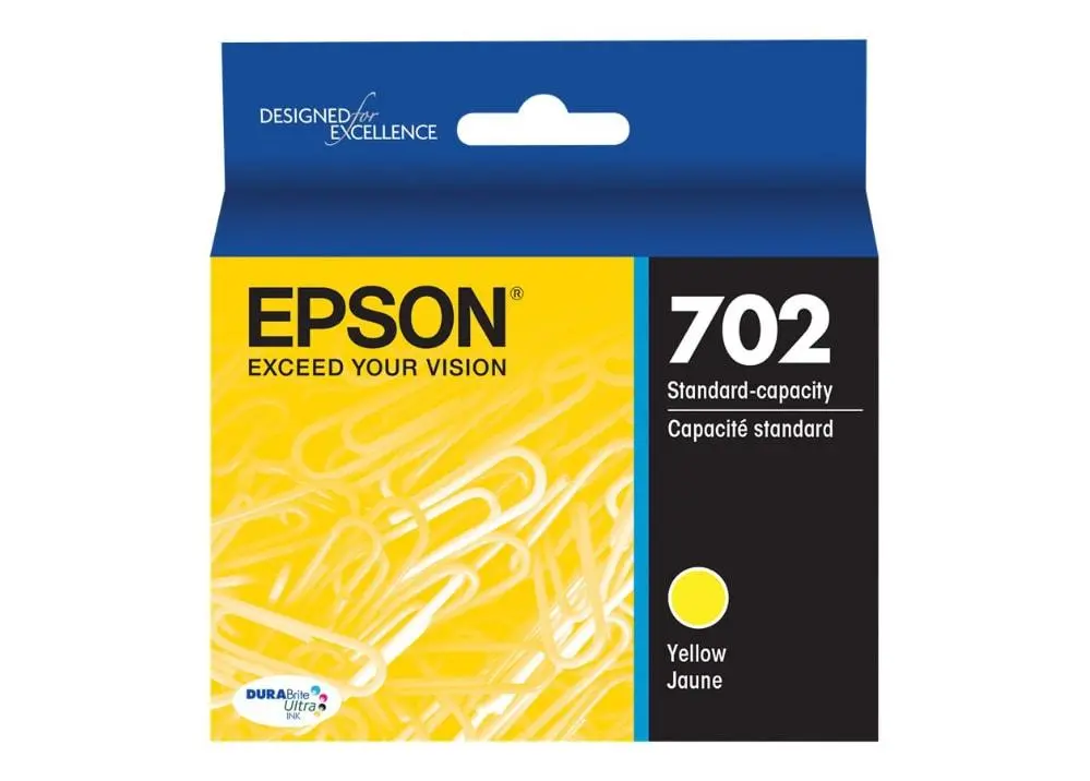 T702420s Epson Durabrite Ultra Yellow Ink Cartridge W/Sensor 1