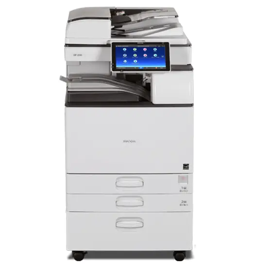 $69/Month - Ricoh Mp 2555 Monochrome Laser Multifunction Color Scanner Printer/Copier, 11X17, 12X18 With 79 Ipm Scan 1