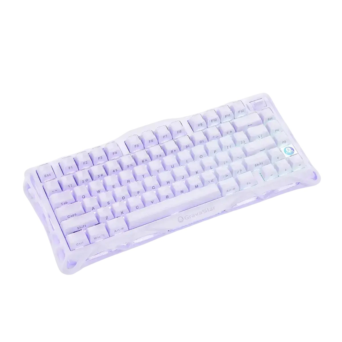 Gravastar - Mercury V75 Lavender Purple Wired Magnetic Keyboard - Przewodowa Klawiatura Magnetyczna 1