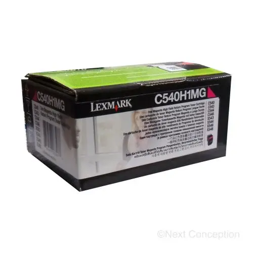 C540h1mg C54x/X54x Magenta High Yield Return Program Toner C 1