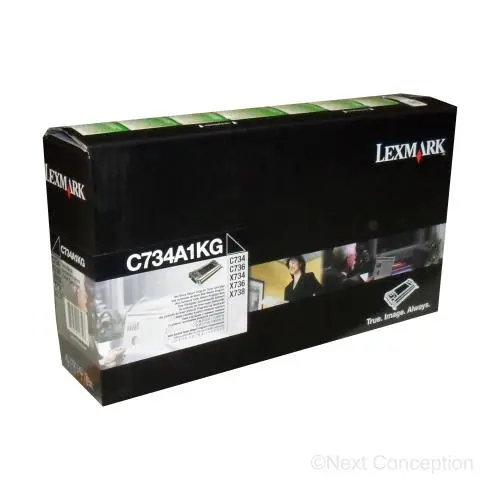C734a1kg C73x/X73x Black Return Program Toner Cartridge 8K 1