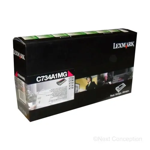 C734a1mg C73x/X73x Magenta Return Program Toner Cartridge 6K 1