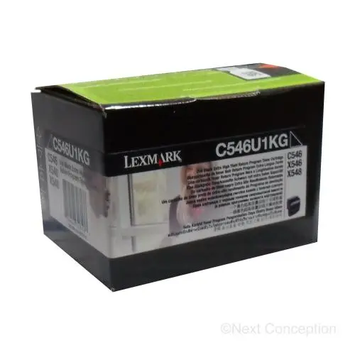 C546u1kg Lexmark X546/C546 Black Extra High Yield Return Pro 1