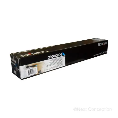 C950x2cg Lexmark C950 Cyan Toner Cartridge  22K 1