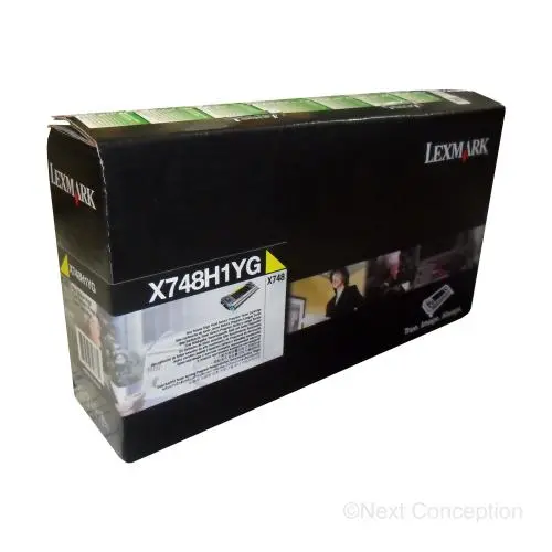 X748h1yg Lexmark X748 Yellow High Yield Return Pgm Toner 10K 1