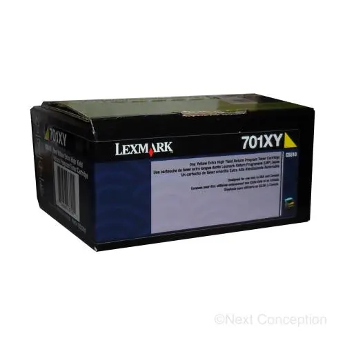 70C1xy0 Lexmark 701Xy Yellow Extra High Yield Return Program 1