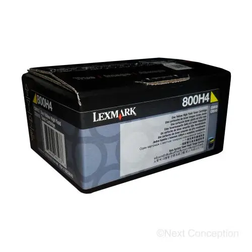80C0h40 Lexmark 800H4 Cx410/510 Yellow High Yield Toner Cart 1