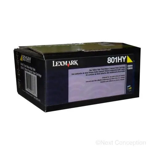 80C1hy0 Lexmark 801Hy Cx410/510 Yellow High Yield Return Pro 1