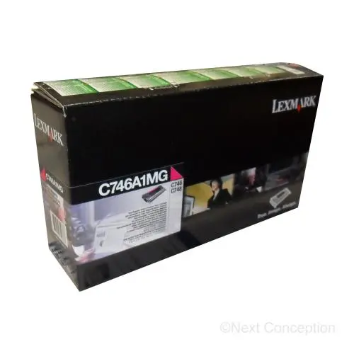 C746a1mg Lexmark C746, C748 Magenta Return Pgm Toner  7K 1