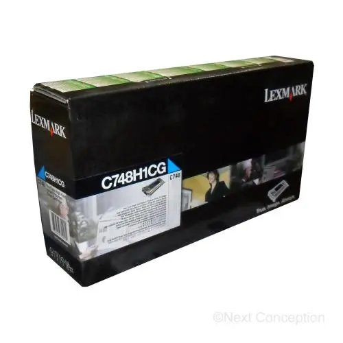 C748h1cg Lexmark C748 Cyan High Yield Return Pgm Toner  10K 1