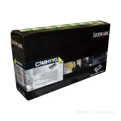 C748h1yg Lexmark C748 Yellow High Yield Return Pgm Toner 10K 1