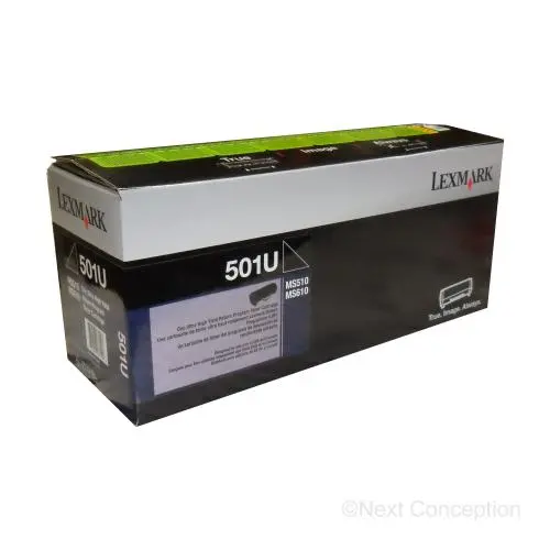 50F1u00 Lexmark #501U Ultra High Yield Return Program Toner 1