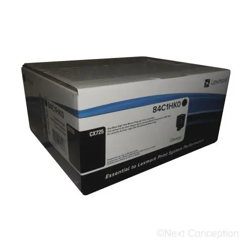 84C1hk0 Lexmark Cx725 Black High Yield Return Program Toner 1
