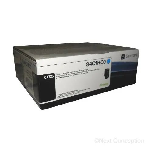 84C1hc0 Lexmark Cx725 Cyan High Yield Return Program Toner 1