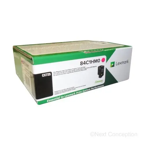 84C1hm0 Lexmark Cx725 Magenta High Yield Return Program Tone 1