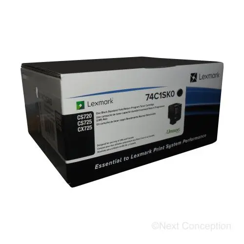 74C1sk0 Lexmark Cs720, Cs725, Cx725 Blk Standard 7K 1