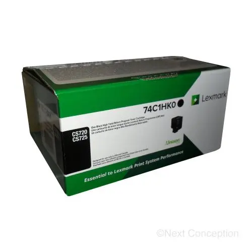 74C1hk0 Lexmark Cs720, Cs725 Blk Hiigh Yield Toner 20K 1