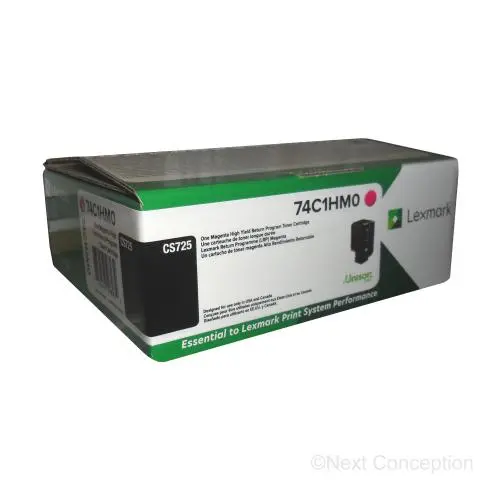 74C1hm0 Lexmark Cs725 Magenta Hiigh Yield Toner 12K 1