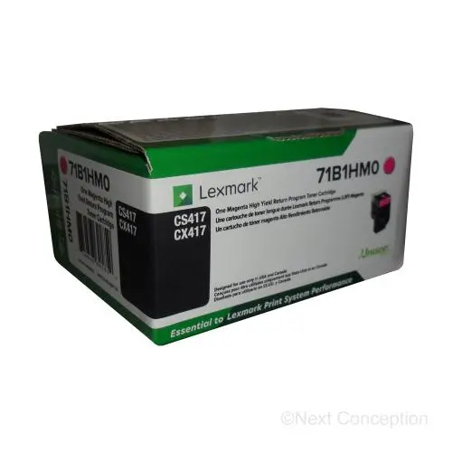 71B1hm0 Lexmark Cs/X417/517 Magenta Hy Ret Prog Toner 3.5K 1