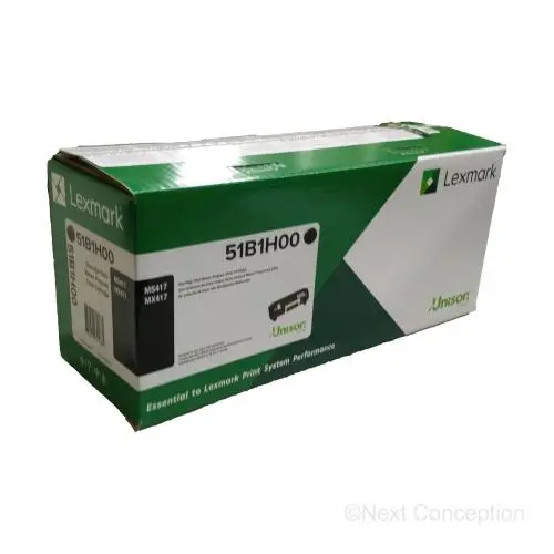 51B1h00 Lexmark Ms/Mx417/517/617 Hy Return Program Toner 8.5 1