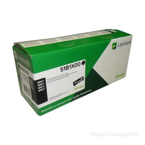 51B1x00 Lexmark Ms/Mx 517, 617 Xhy Return Program Toner 20K 1