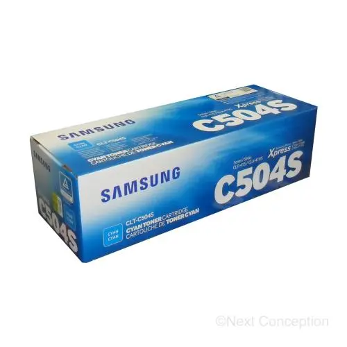 Su029a Sam Cltc504s Cyan Toner Cartridge 1