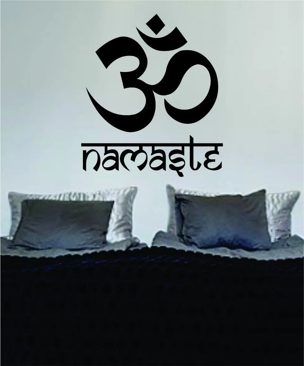 Om Namaste Design Yoga Mandala Decal Sticker Wall Vinyl Decor Art 1