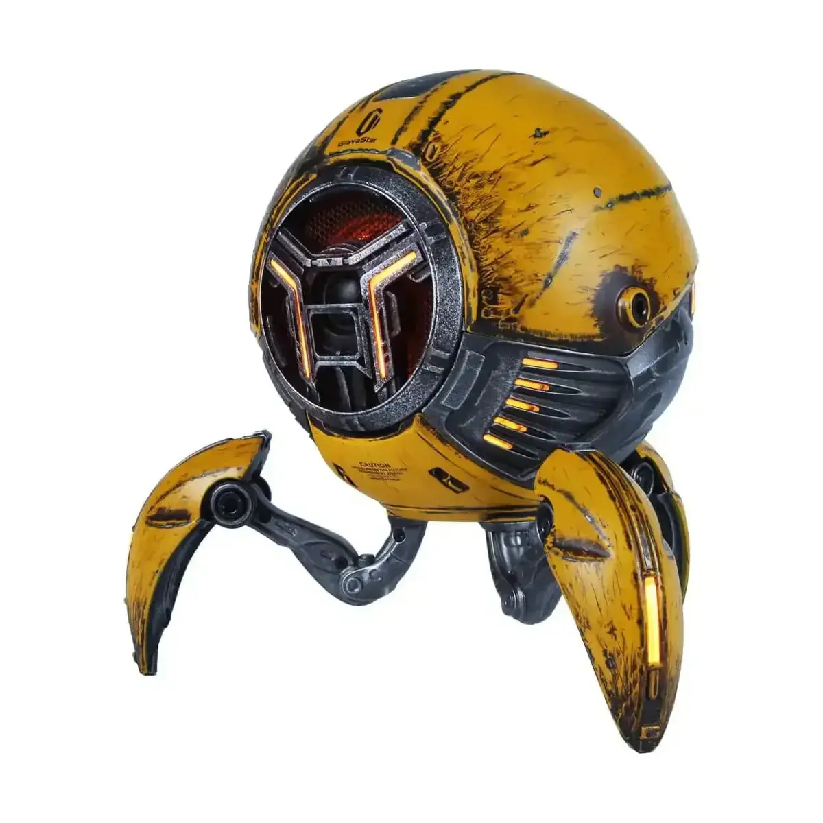 Gravastar - Mars Pro Special Edition War-Damaged Yellow Wireless Bluetooth Speaker - Bezprzewodowy Głośnik Bluetooth 1