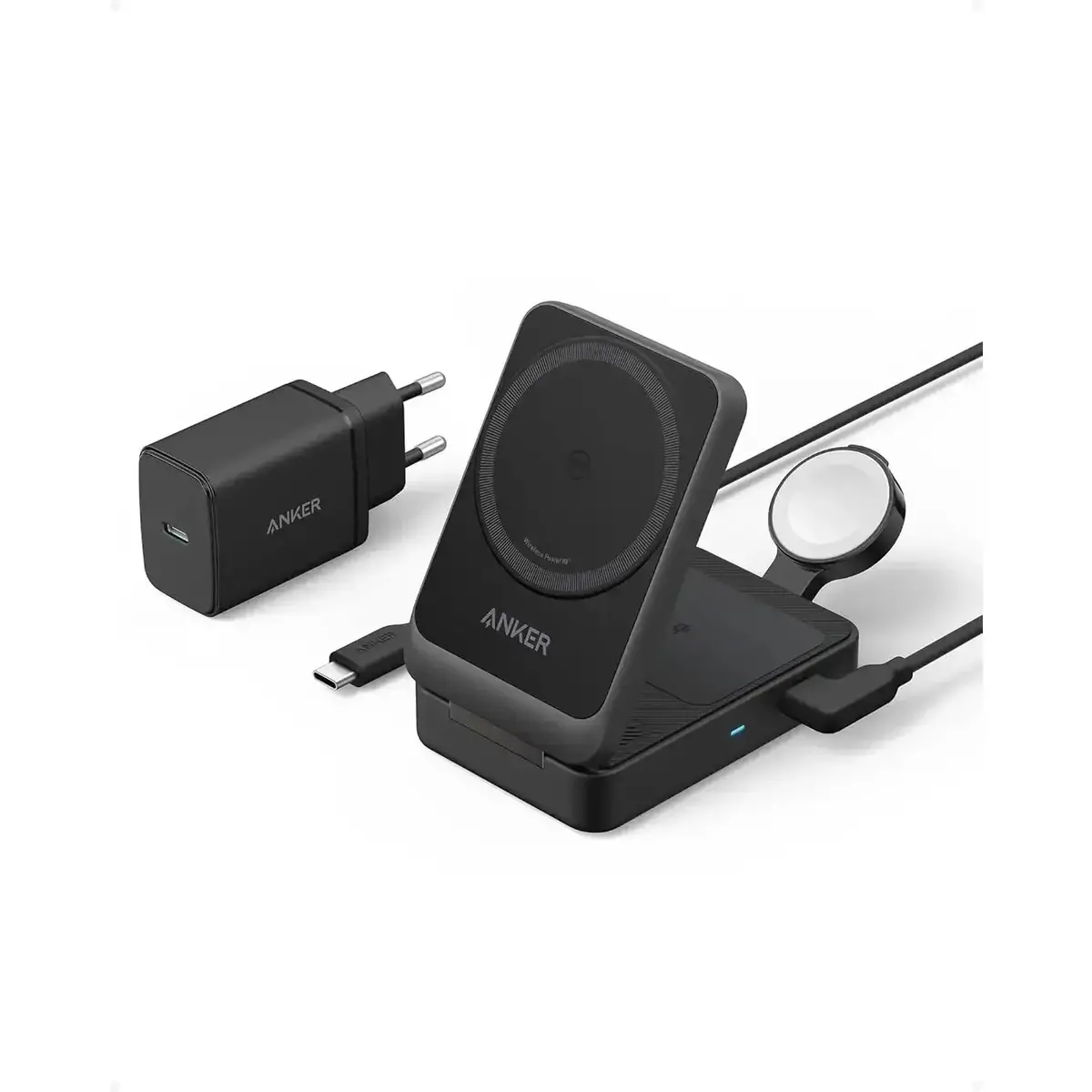 Anker - Maggo Wireless Charging Station (Foldable 3-In-1) - Ładowarka Składana Z Magsafe 1