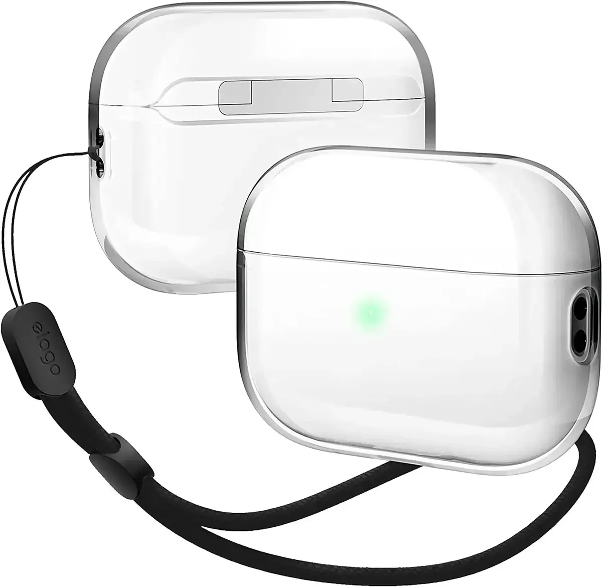Elago - Clear Case With Nylon Lanyard For Airpods Pro 2 - Etui Przezroczyste Na Airpods Pro 2 2