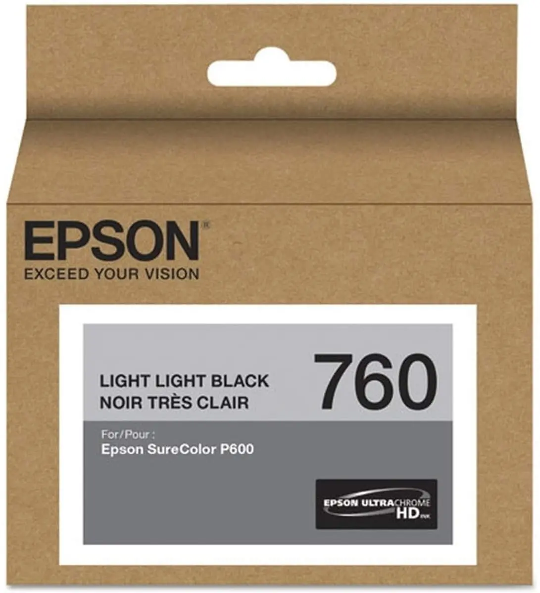 T760920 Epson Ultrachrome Hd Light Light Black Ink 26Ml, Sur 1