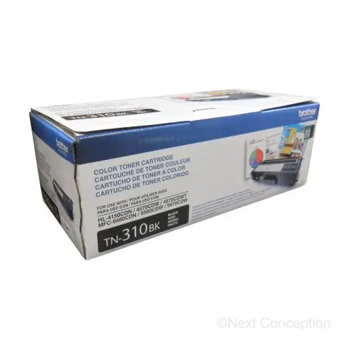 Tn310bk Brother Tn310bk Toner Cartridge  Black 1