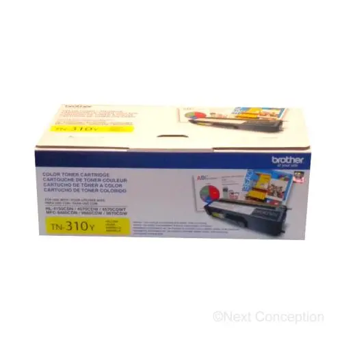 Tn310y Brother Tn310y Toner Cartridge  Yellow 1