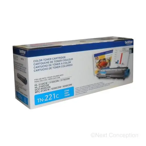 Tn221c Cyan Toner For Brother Hl3140cw/Hl3170cdw 1.4 1