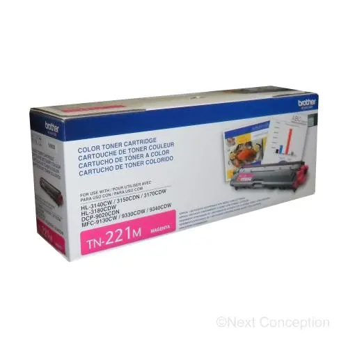 Tn221m Magenta Toner For Brother Hl3140cw/Hl3170cdw 1