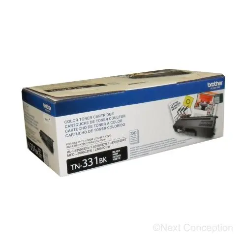 Tn331bk Brother Black 2.5K Toner For Hll8350cdw/Mfcl8850cdw 1