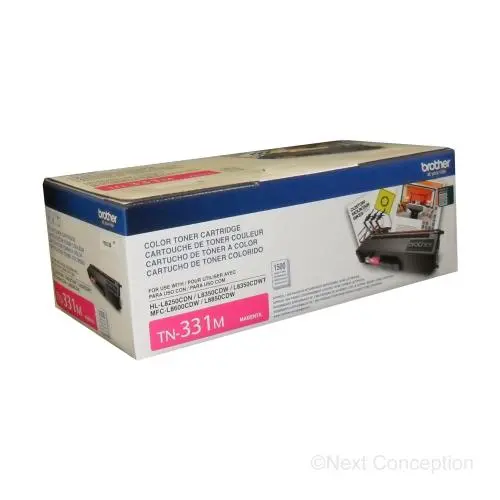 Tn331m Brother Magenta 1.5K Toner For Hll8350cdw/Mfcl8850cdw 1