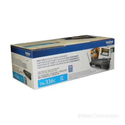 Tn336c Brother Cyan 3.5K Toner For Hll8350cdw/Mfcl8850cdw 1
