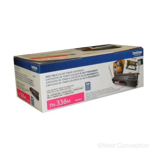 Tn336m Brother Magenta 3.5K Toner For Hll8350cdw/Mfcl8850cd 1