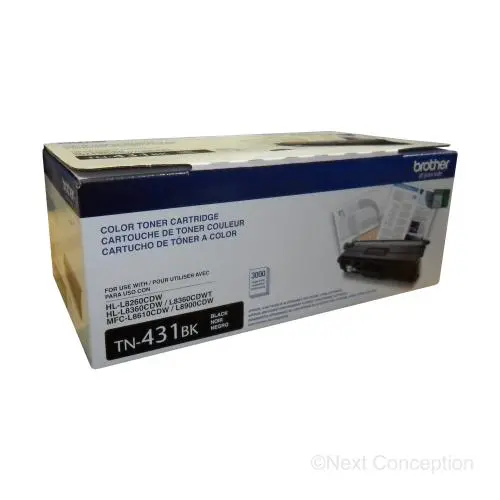 Tn431bk Blk 3K Toner For Hll9310cdw/Mfcl9570cdw/Mfcl8610cdw 1