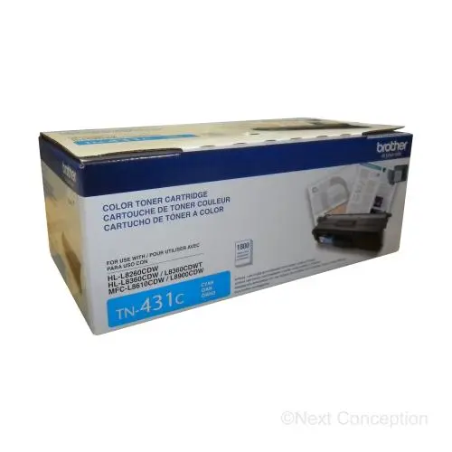 Tn431c Cyan 1.8K Toner For Hll9310cdw/Mfcl9570cdw/Mfcl8610cd 1