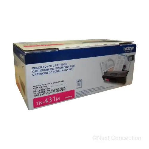 Tn431m Magenta 1.8K Toner For Hll9310cdw/Mfcl9570cdw/Mfcl861 1