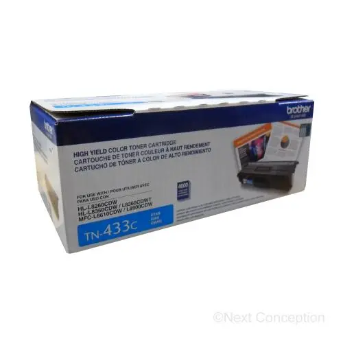 Tn433c Cyan 4K Toner For Hll9310cdw/Mfcl9570cdw/Mfcl8610cdw/ 1