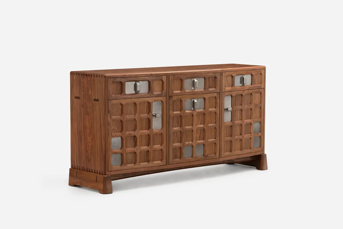 Arts And Crafts 3-Unit Sideboard Tall 1